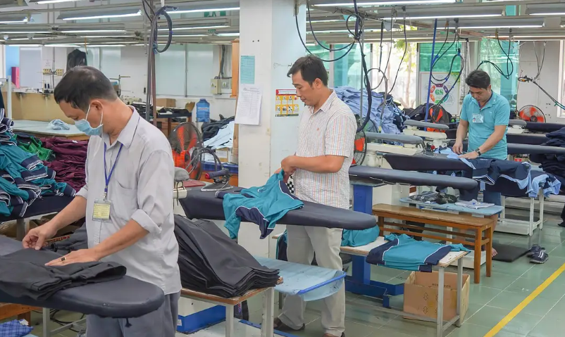 woven textiles display